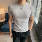 Camiseta Alpha Tricot Edessa Marrom - AlphaCode