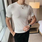 Camiseta Alpha Tricot Edessa Marrom - AlphaCode
