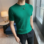 Camiseta Alpha Tricot Edessa Marrom - AlphaCode