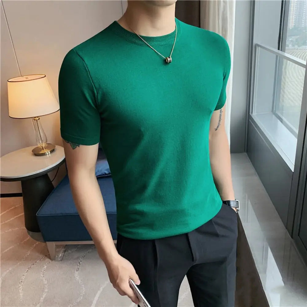 Camiseta Alpha Tricot Edessa Marrom - AlphaCode