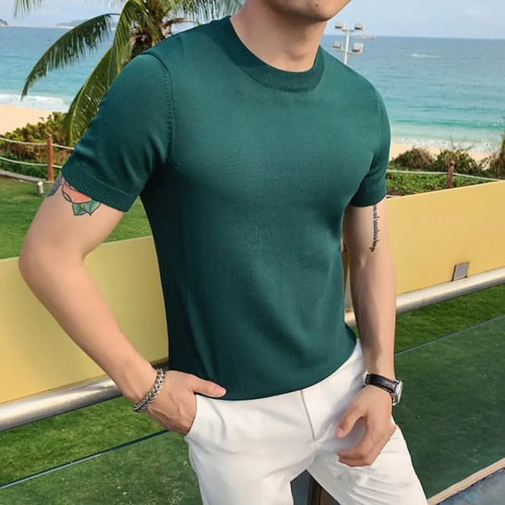Camiseta Alpha Tricot Montreux Verde - AlphaCode