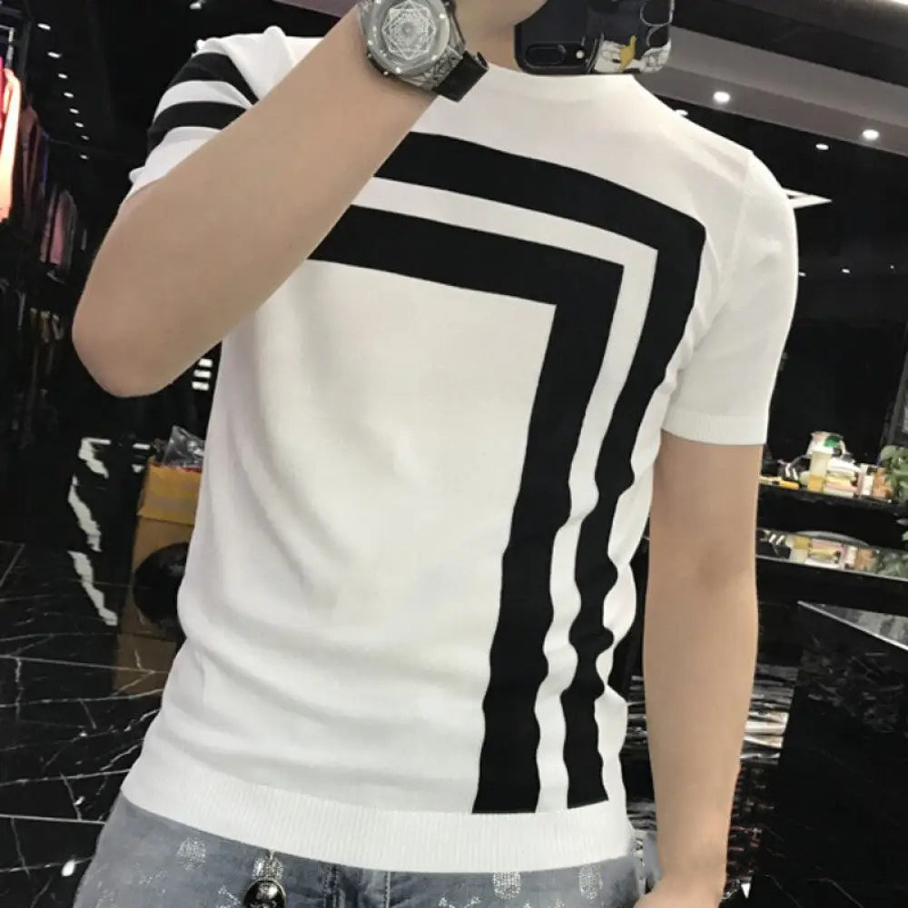 Camiseta Alpha Tricot Nyon Preto - AlphaCode