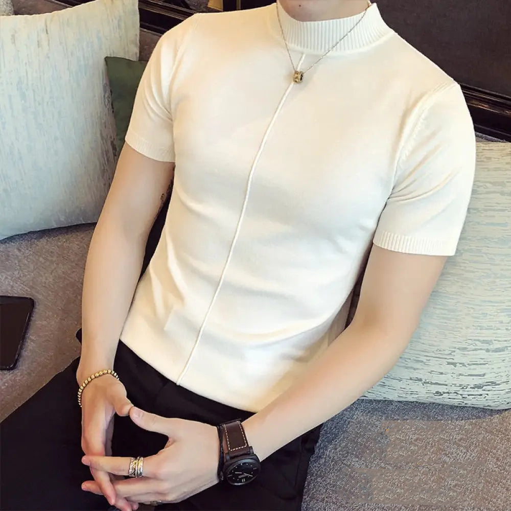 Camiseta Alpha Tricot Renens Marrom - AlphaCode