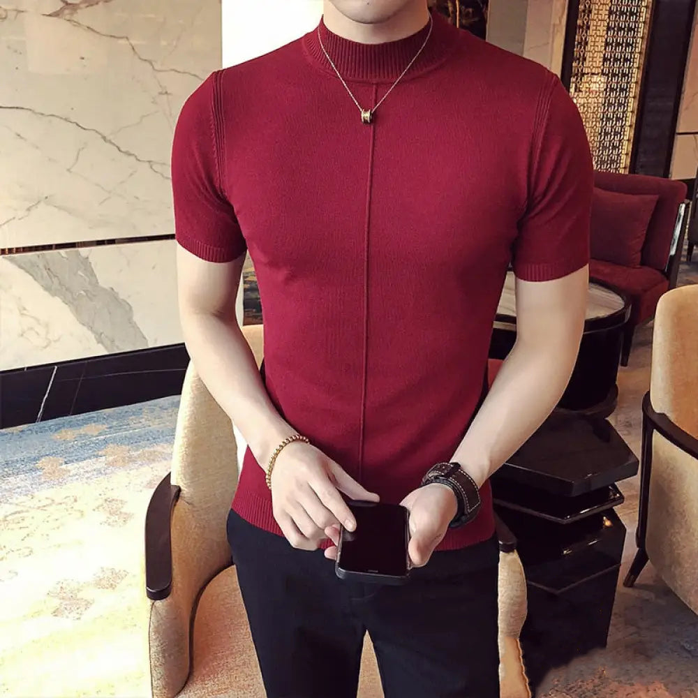 Camiseta Alpha Tricot Renens Marrom - AlphaCode