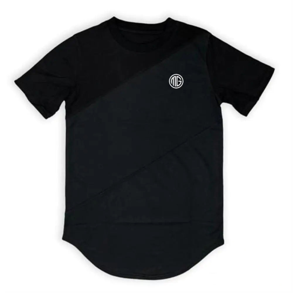 Camiseta Long Line Alpha Preto - AlphaCode