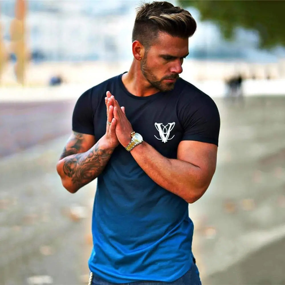 Camiseta Long V Alpha Rosa - AlphaCode