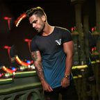 Camiseta Long V Alpha Rosa - AlphaCode