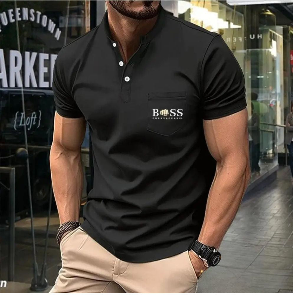 Camiseta Polo Masculina Alpha Boss Navarro - AlphaCode