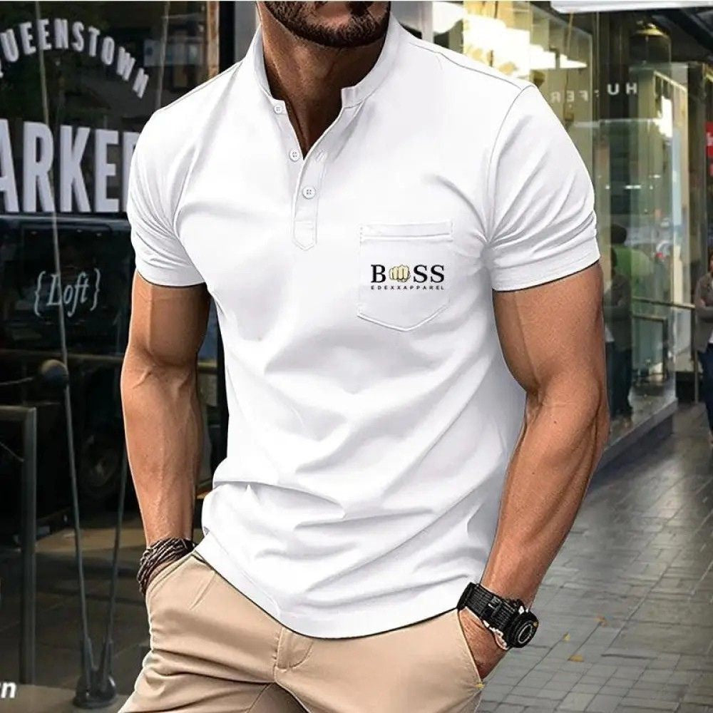 Camiseta Polo Masculina Alpha Boss Navarro - AlphaCode