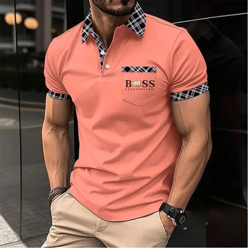 Camiseta Polo Masculina Alpha Boss Navarro - AlphaCode