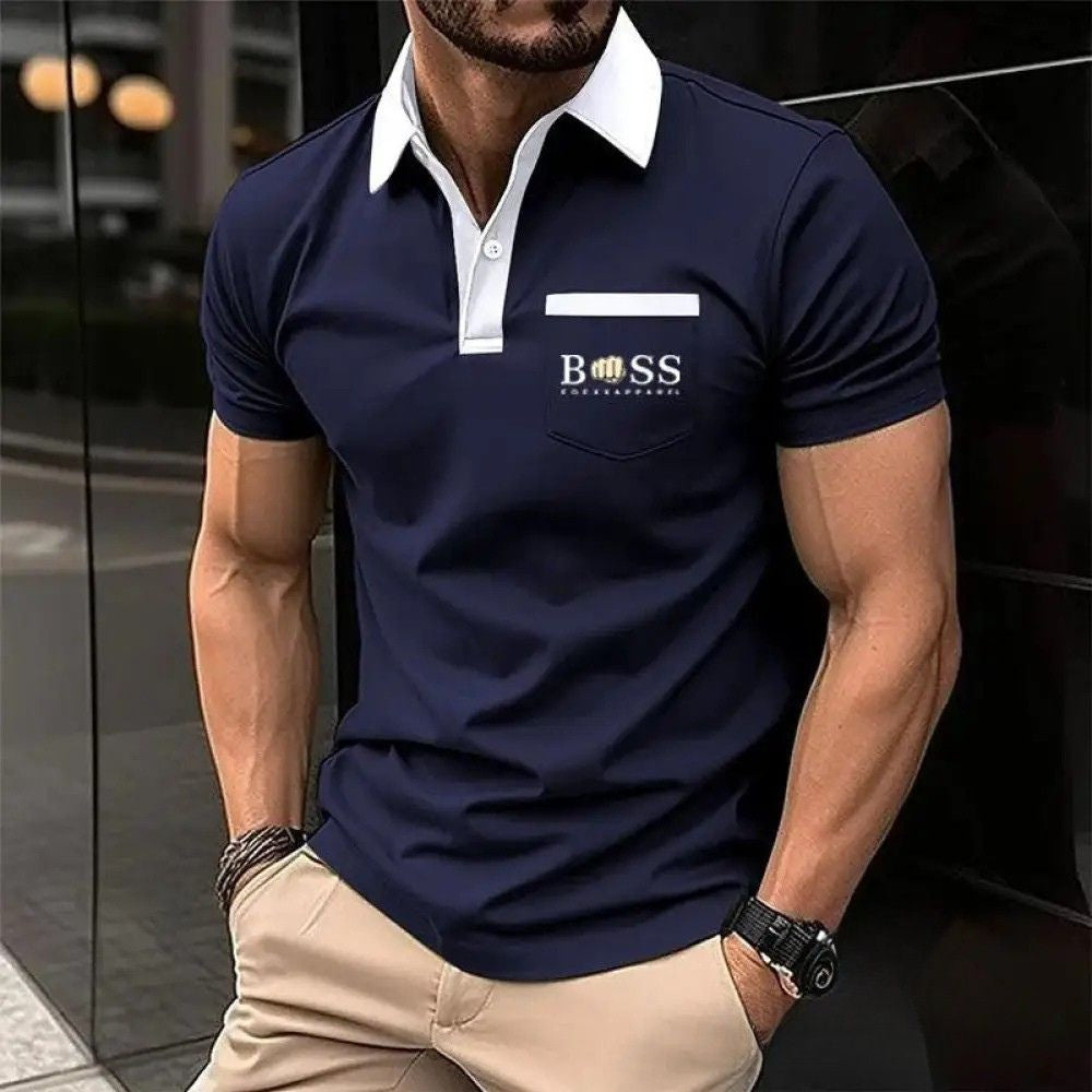 Camiseta Polo Masculina Alpha Boss Navarro - AlphaCode