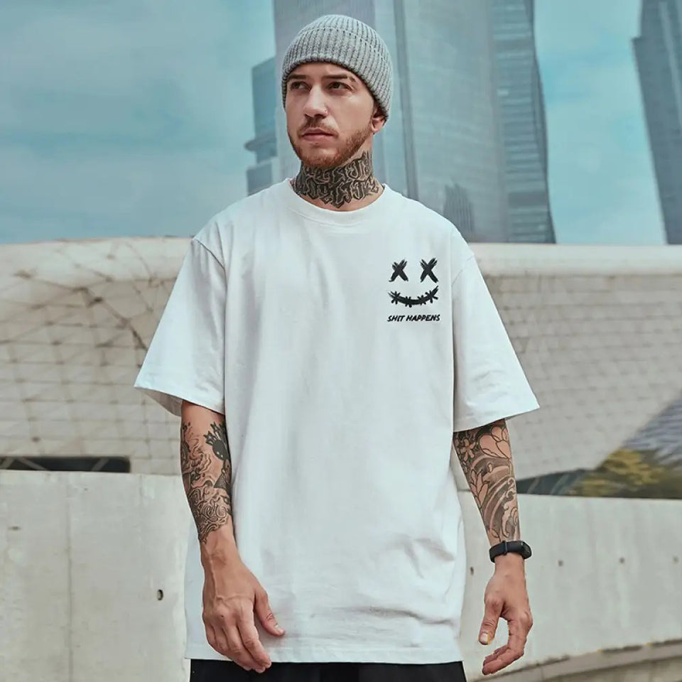 Camiseta Smile Alpha Branco - AlphaCode