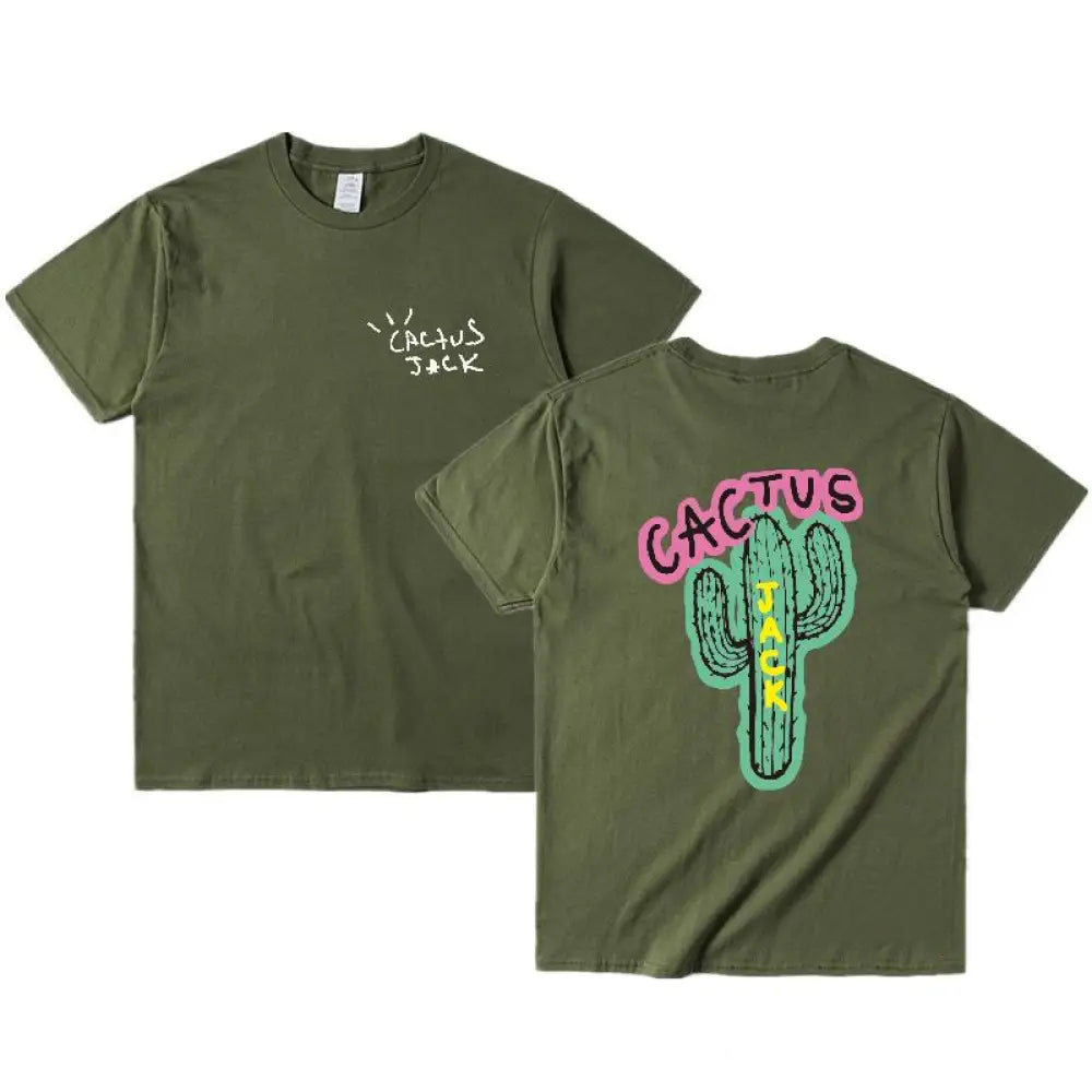 Camiseta Travis Scott Cactus Verde - AlphaCode