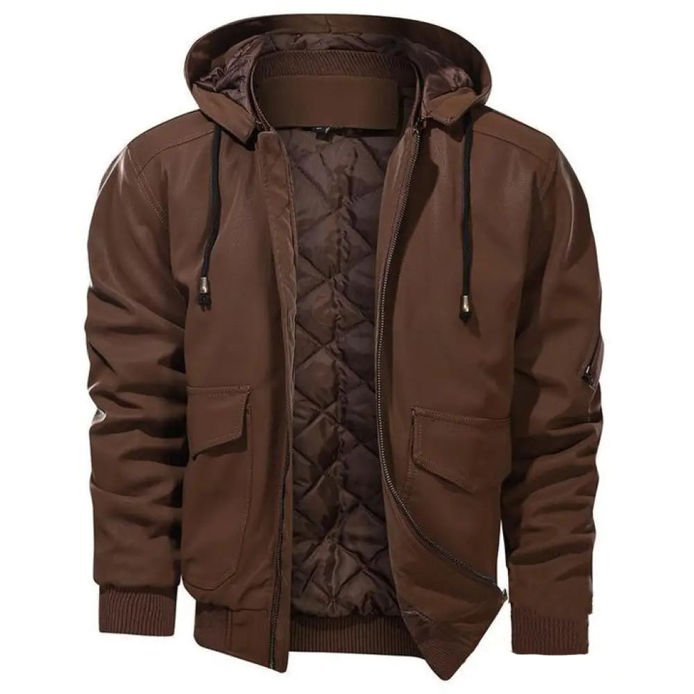 Jaqueta Alfa Quality Fauxeer Marrom - AlphaCode