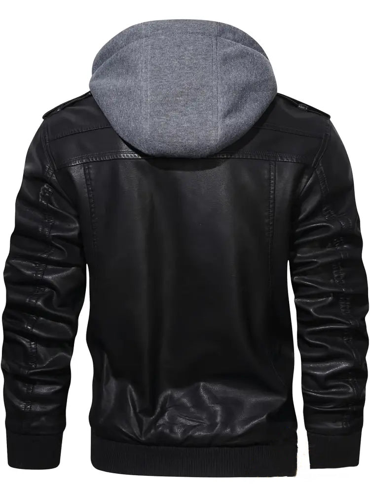 Jaqueta Alpha Black Hooded Preto - AlphaCode