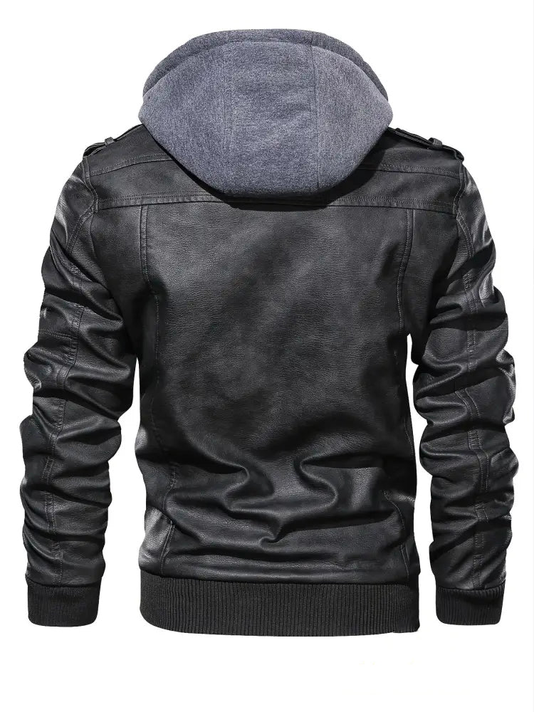 Jaqueta Alpha Black Hooded Preto - AlphaCode