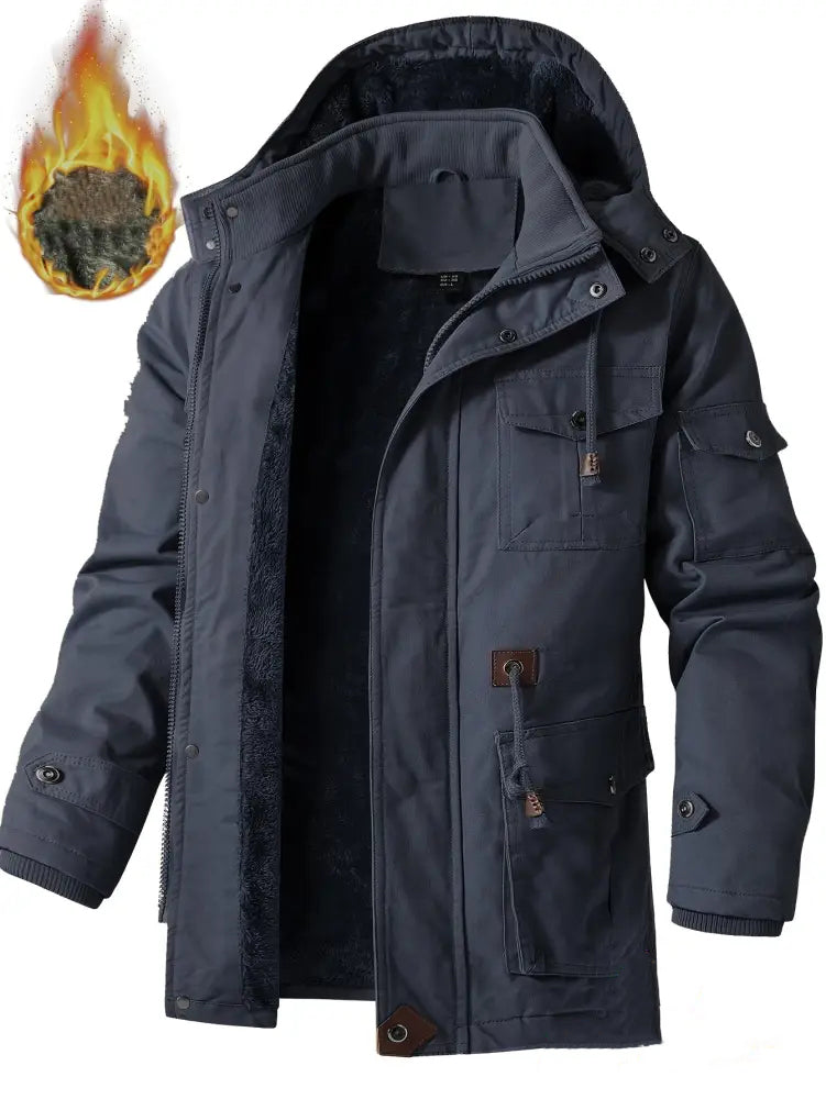 Jaqueta Alpha Fleece Windbreak Masculina Caqui - AlphaCode