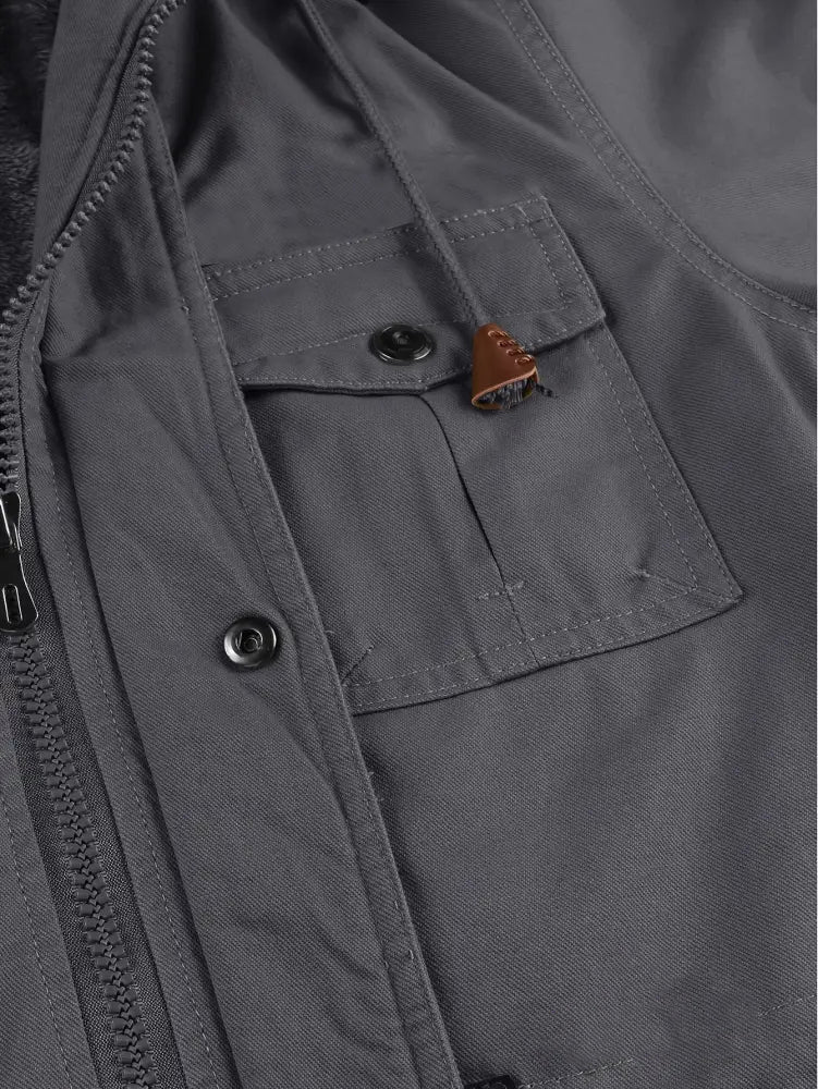 Jaqueta Alpha Fleece Windbreak Masculina Caqui - AlphaCode