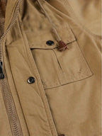 Jaqueta Alpha Fleece Windbreak Masculina Caqui - AlphaCode
