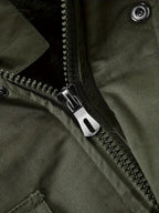 Jaqueta Alpha Fleece Windbreak Masculina Caqui - AlphaCode