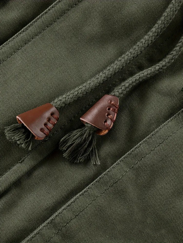 Jaqueta Alpha Fleece Windbreak Masculina Caqui - AlphaCode