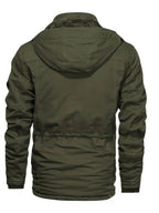 Jaqueta Alpha Fleece Windbreak Masculina Caqui - AlphaCode