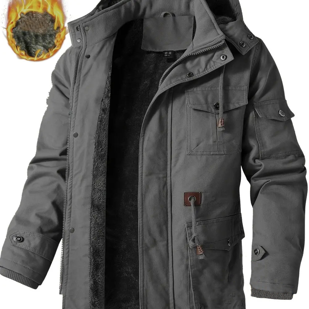 Jaqueta Alpha Fleece Windbreak Masculina Caqui - AlphaCode