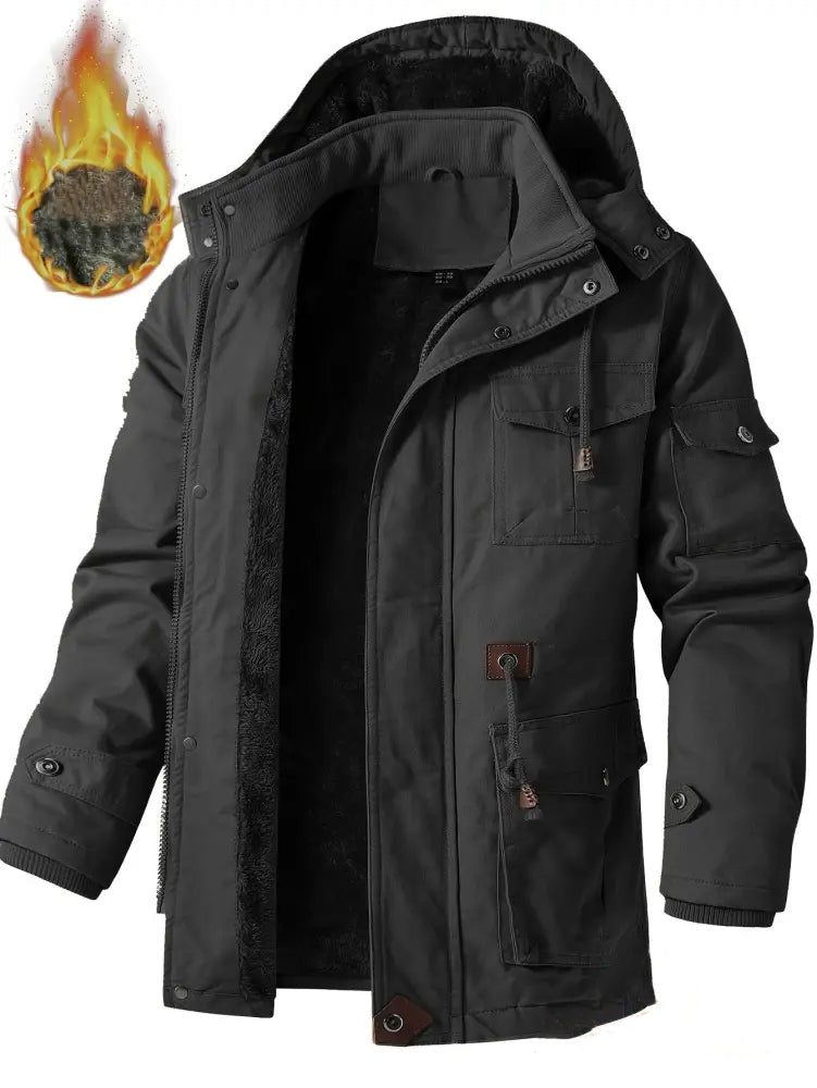 Jaqueta Alpha Fleece Windbreak Masculina Caqui - AlphaCode