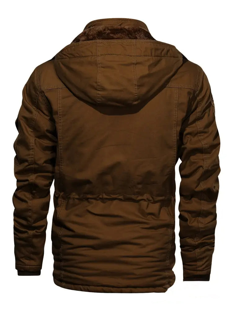 Jaqueta Alpha Fleece Windbreak Masculina Caqui - AlphaCode