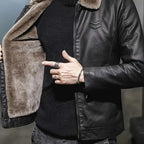 Jaqueta Alpha Fur Collar Preto - AlphaCode