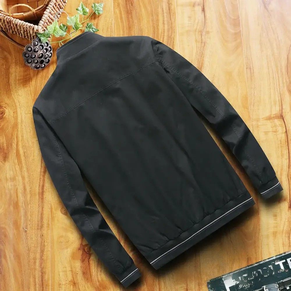 Jaqueta Alpha Men S Bomber Preto - AlphaCode