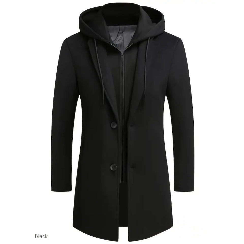 Jaqueta Alpha Plus Trench Hood Preto - AlphaCode