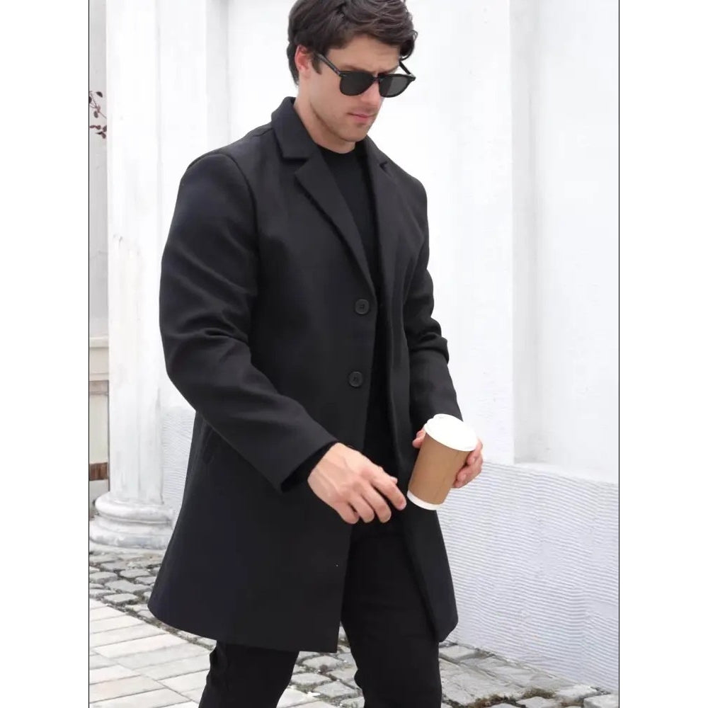 Jaqueta Classic Trench Preto - AlphaCode