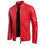 Jaqueta Couro Casual Alpha Leatrer Preto - AlphaCode