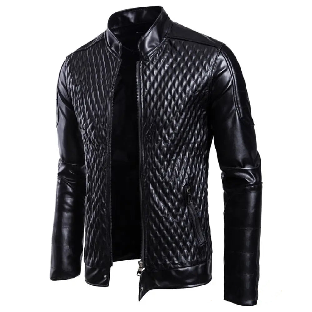 Jaqueta Couro Casual Alpha Leatrer Vermelho - AlphaCode
