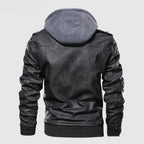 Jaqueta De Couro Alpha Caranfiere Preto - AlphaCode