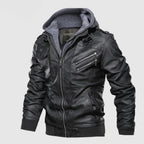 Jaqueta De Couro Alpha Caranfiere Preto - AlphaCode