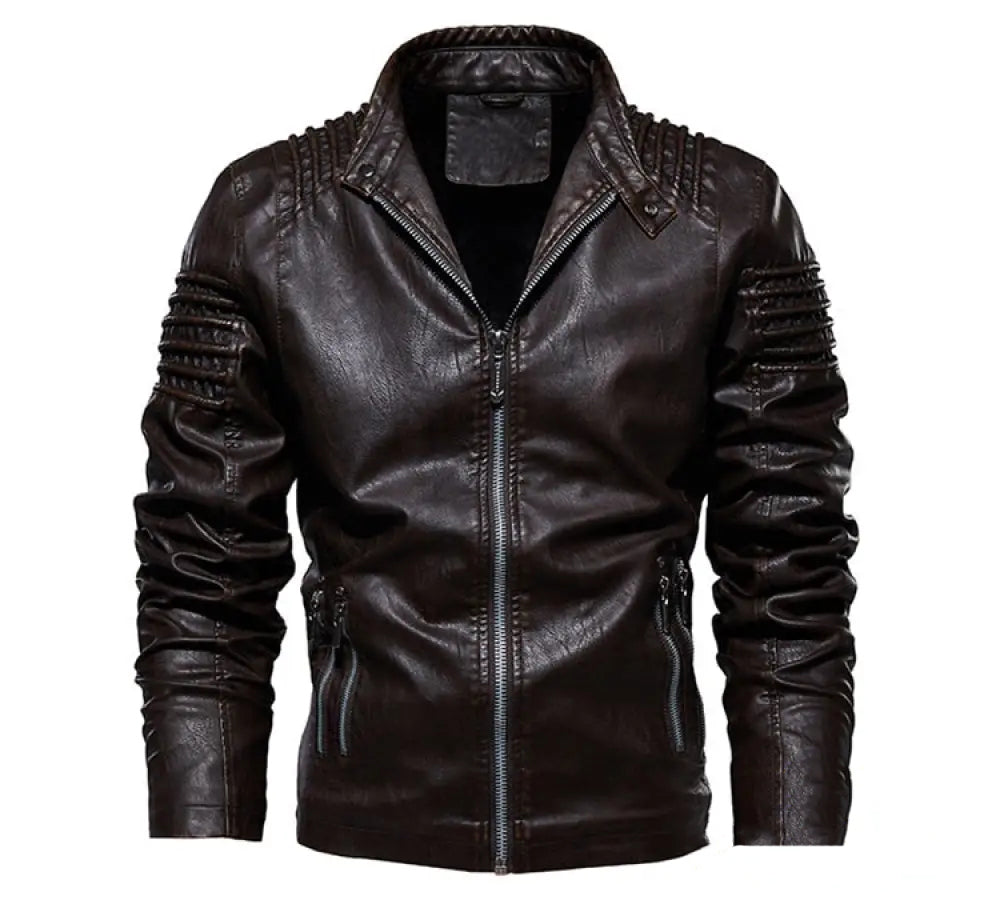 Jaqueta De Couro Alpha Kingdom Preto - AlphaCode