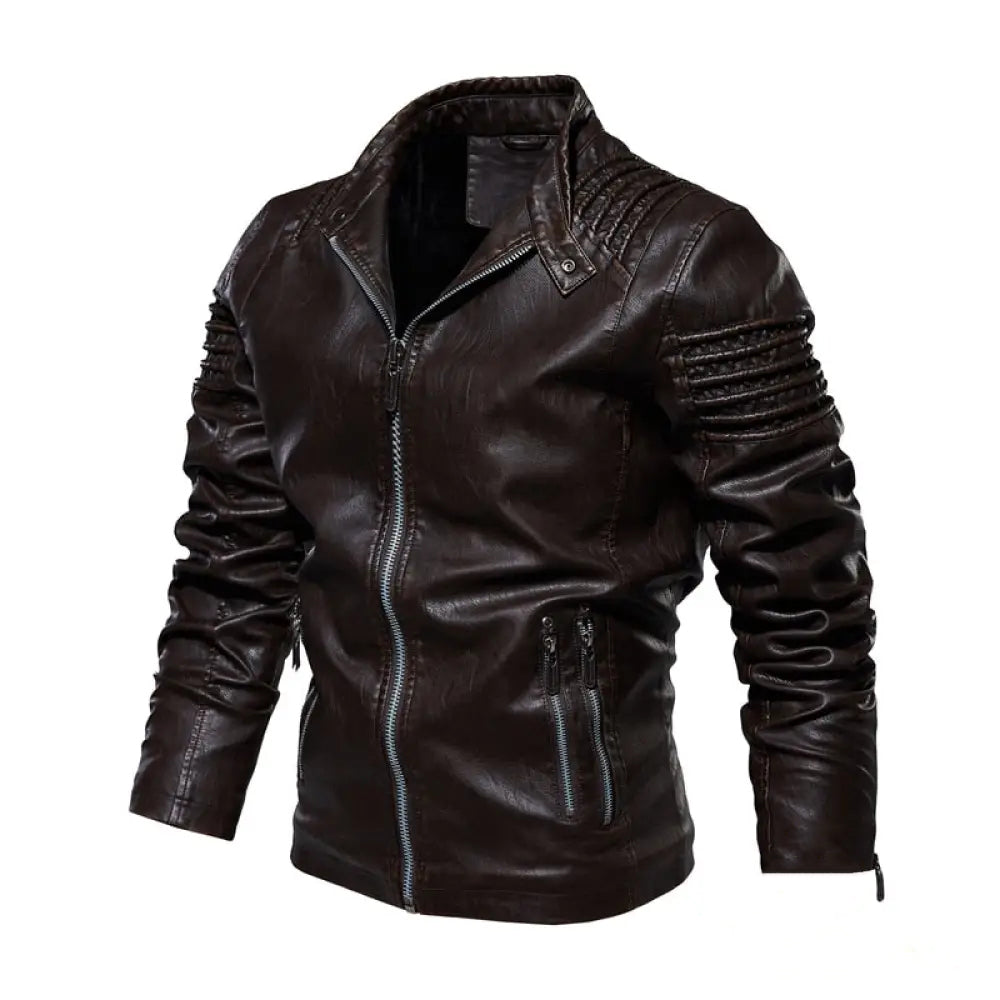 Jaqueta De Couro Alpha Kingdom Preto - AlphaCode
