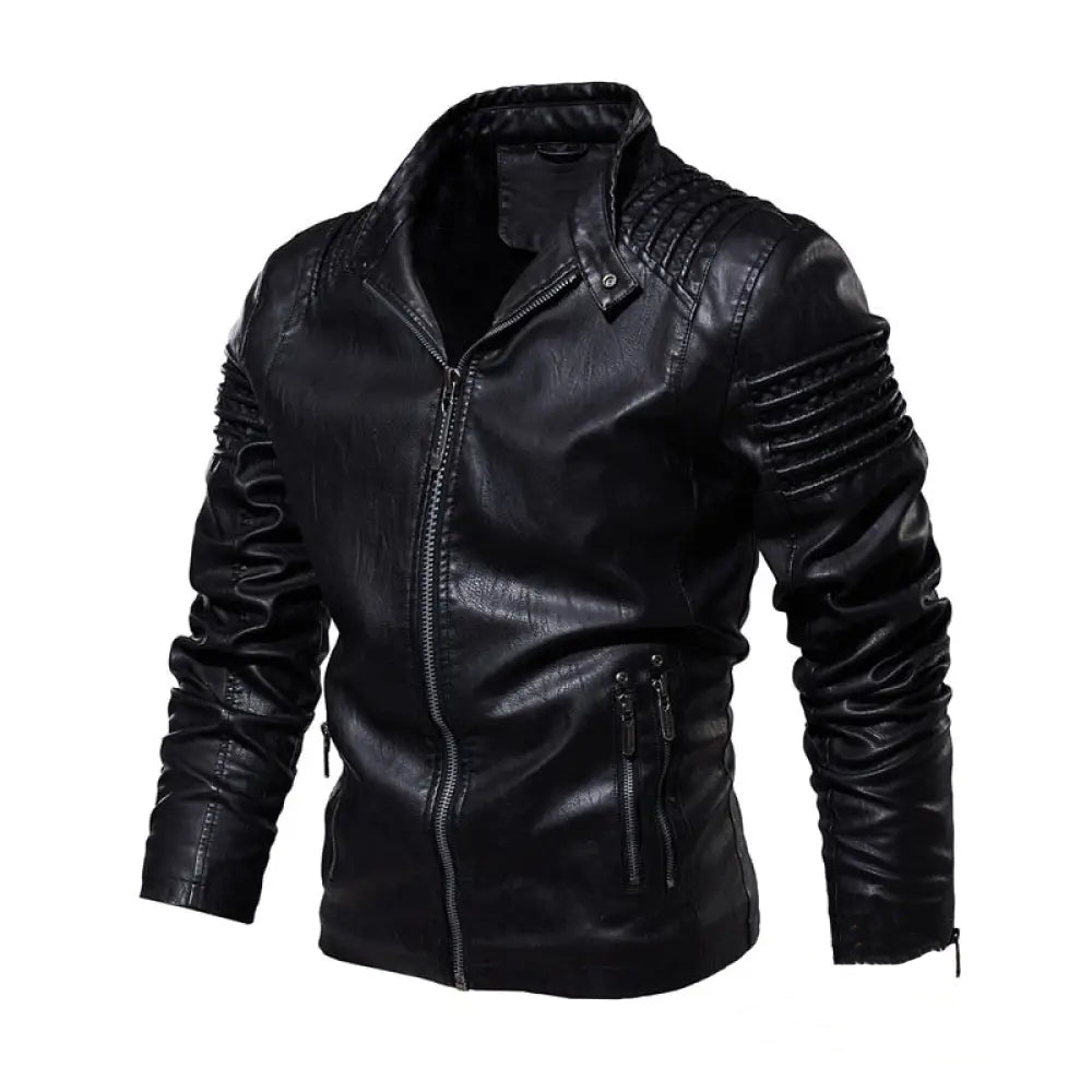 Jaqueta De Couro Alpha Kingdom Preto - AlphaCode