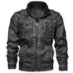 Jaqueta De Couro Alpha Preto - AlphaCode