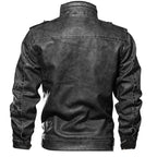 Jaqueta De Couro Alpha Preto - AlphaCode