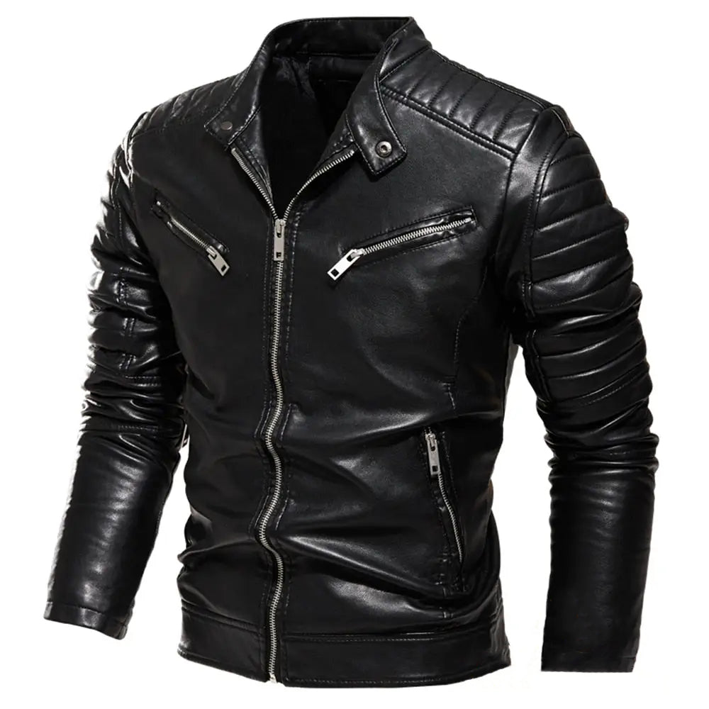 Jaqueta De Couro Alpha Siena Preto - AlphaCode