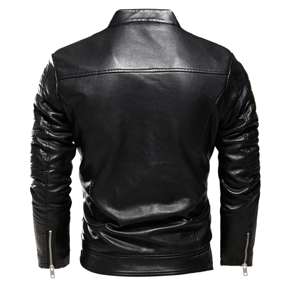 Jaqueta De Couro Alpha Siena Preto - AlphaCode