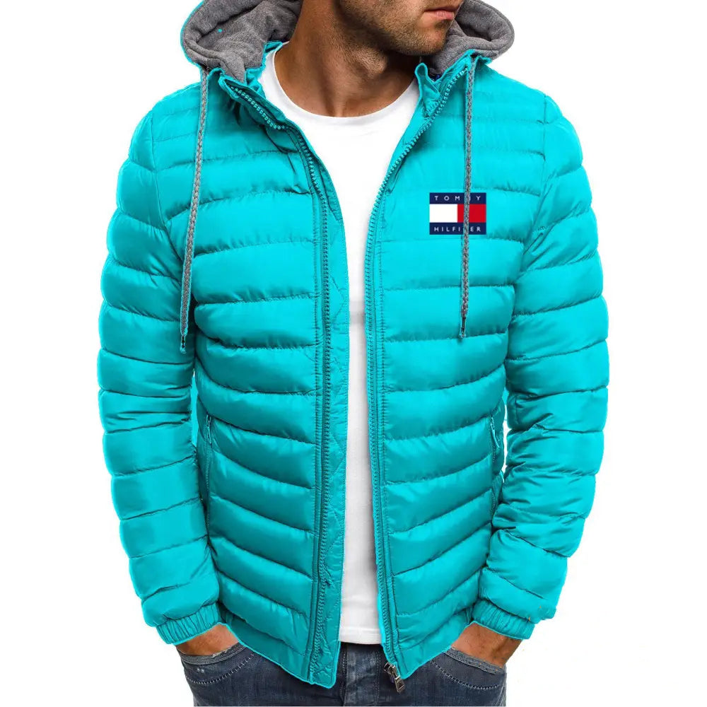 Jaqueta De Inverno Tommy Puffer 2 0 Azul - AlphaCode