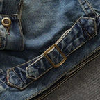 Jaqueta Jeans Alpha Vintage Print - AlphaCode