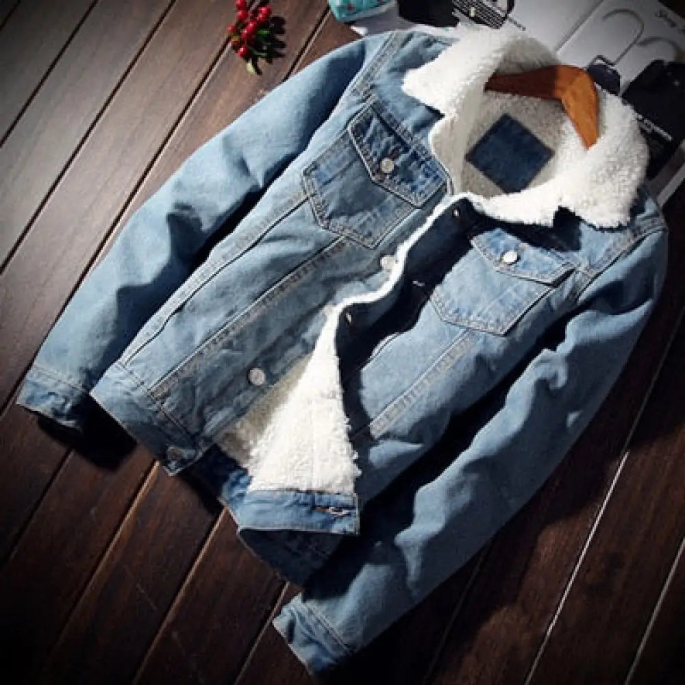 Jaqueta Jeans Masculina Alpha Azul - AlphaCode