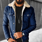 Jaqueta Jeans Masculina Alpha England Preto - AlphaCode