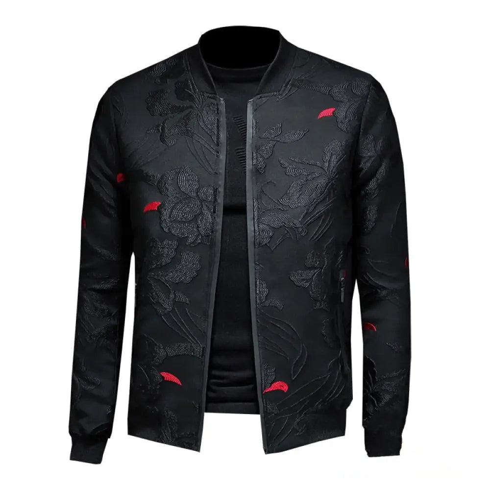 Jaqueta Masculina Alfa Business Bomber Preto - AlphaCode