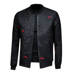 Jaqueta Masculina Alfa Business Bomber Preto - AlphaCode